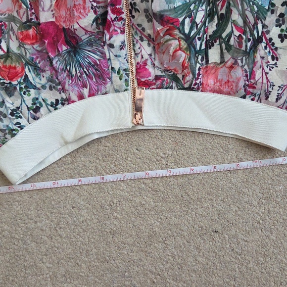 Ted baker floral skirt with pockets - Picture 6 of 8